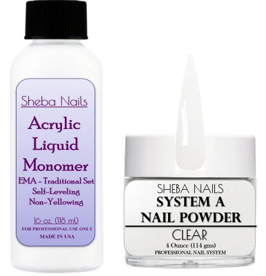  SHEBA NAILS Resin Adhesive for Nails 1oz : Beauty