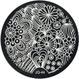 stamping plate nail art design jq-44