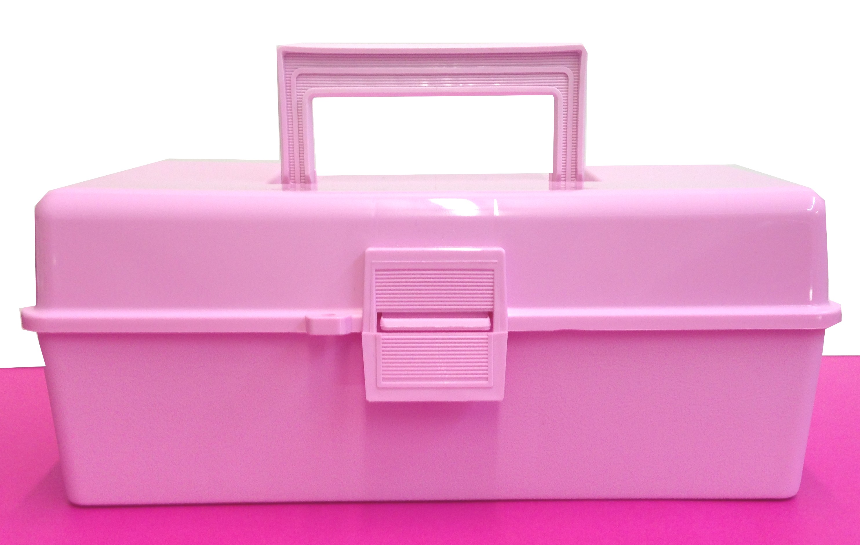 divided plastic tool box with handle