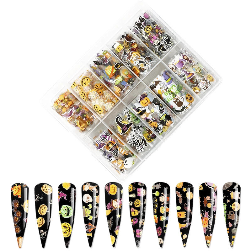 Halloween Foil Nail Art Kit - Witches Brew