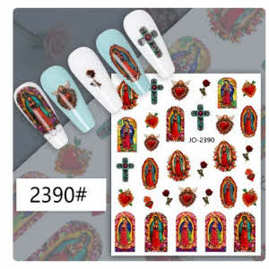 Designer Nail Art Sticker - Mickey LV